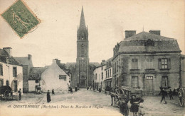 56 QUESTEMBERT AB#MK482 PLACE DU MARCHE ET L EGLISE - Questembert