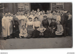 CPA 75 Carte Photo Personnel De La Maroquinerie Georges Weber - Arrondissement: 01