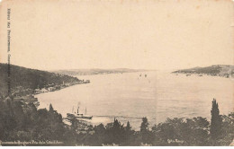 TURQUIE AB#MK844 ISTANBUL PANORAMA DU BOSPHORE PRIS DE LA COTE D ASIE BATEAU RARE - Turquie