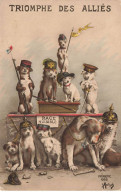 MILITARIA AB#MK40 TRIOMPHE DES ALLIES SATIRE ANTI ALLEMAND CHIENS - Other & Unclassified