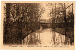 CPA 49 - BRISSAC (Maine Et Loire) - 20. Paysage Sur L'Aubance Et Pont De La Route De Brissac à Vauchrétien - Otros & Sin Clasificación