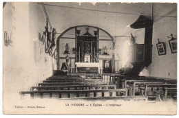 CPA 80 - LA VICOGNE (Somme) - L'Eglise. L'Intérieur - Ed. Talmas - Andere & Zonder Classificatie