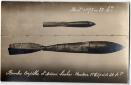 CPh Militaria - Bombes Torpilles D'avions  Boches De 12 Et 50 Kilos - Material