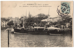 CPA 44 - PORNIC (Loire Atlantique) - 1105. Le Môle. Le "Bellilois" En Partance Pour Noirmoutier - Pornic