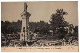 CPA 56 - SAINTE ANNE D'AURAY (Morbihan) - 141. Procession Autour De La Fontaine - ND Phot - Sainte Anne D'Auray