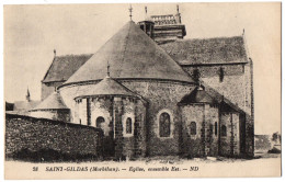 CPA 56 - SAINT GILDAS (Morbihan) - 28. Eglise, Ensemble Est - ND - Otros & Sin Clasificación