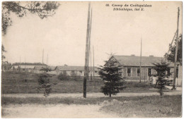 CPA 56 - Camp De COETQUIDAN (Morbihan) - 68. Bibliothèque, Ilot E. - Guer Cötquidan