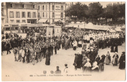 CPA 56 - SAINTE ANNE D'AURAY (Morbihan) - 693. Une Procession. Musique Du Petit Séminaire - H. L. - Sainte Anne D'Auray