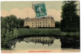 CPA 91 - COUDRAY-MONTCEAUX (Essonne) - Château Du Coudray - Coll. Aubry (carte Tramée) - Autres & Non Classés