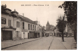 CPA 93 - DUGNY (Seine Saint Denis) - 8102. Place D'Armes - E. M. - Dugny