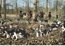 SPORT CHASSE AB#MK188 CHASSE A COURRE EN FORET L HALLALI CHIENS CERF - Caza