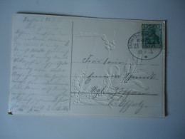 GERMANY    POSTCARDS 1916  GREETING  OSCHATZ   POSTMARK  MORE  PURHASES 10% DISCOUNT - Other & Unclassified