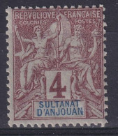 Sultanat D'Anjouan      3 ** - Unused Stamps