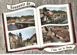 25 ISLE SUR LE DOUBS AA#DC052 MULTIVUES LE NOUVEAU PONT LE VIEUX QUARTIER RUE DE LA VELLE PLACE DE LA POSTE - Isle Sur Le Doubs