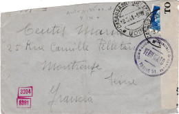 Italie, Enveloppe De Casarsa Della Delizia Du 18/03/41 Pour Montrouge, Marques De Censure - Militaire Post (PM)