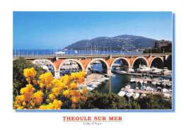 06 THEOULE SUR MER AA#DC430 LE PORT VOILIERS PONT - Autres & Non Classés