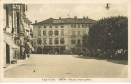 ITALIE AC#MK110 LAGO D ORTA PIAZZA IMBARCADERO ALBERGO - Altri & Non Classificati