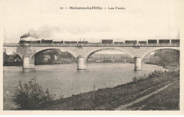 78 MAISONS LAFFITTE AC#MK435 LES PONTS LOCOMOTIVE TRAIN - Maisons-Laffitte