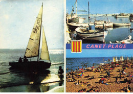 66 CANET PLAGE AA#DC859 LA PLAGE LE PORT LA GRANDE PLAGE ET LES ALBERES - Canet Plage