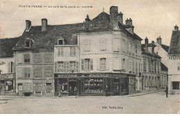 89 PONT SUR YONNE AC#MK462 UN COIN DE LA PLACE DU MARCHE EPICERIE ET FAIENCE - Pont Sur Yonne