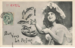 VOEUX AC#MK733 1 ER AVIL POUR VOUS LA FRITURE DE POISSONS - April Fool's Day