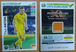 AC - 176 PAUL ANTON  ROMANIA TEAM MATES  ROAD TO EURO 2020  PANINI 2019 ADRENALYN TRADING CARD - Tarjetas