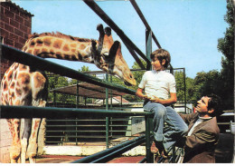 60 ERMENONVILLE AE#DC406 ZOO JEAN RICHARD LA MER DE SABLE LA GIRAFE LILI ET ROGER PIERRE - Ermenonville