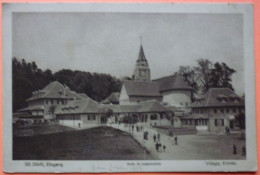 CARTE EXPOSITION NATIONALE SUISSE BERNE 1914 - VILLAGE ENTREE - OFFIZIELLE POSTKARTE DER SCHWEIZ LANDES AUSSTELLUNG - Berna