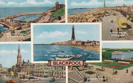 Blackpool Multiview - Lancashire - Unused Postcard - Lan1 - Blackpool