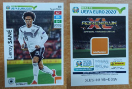 AC - 88 LEROY SANE  GERMANY TEAM MATES  ROAD TO EURO 2020  PANINI 2019 ADRENALYN TRADING CARD - Tarjetas