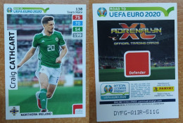 AC - 138 CRAIG CATHCART  NORTHERN IRELAND TEAM MATES  ROAD TO EURO 2020  PANINI 2019 ADRENALYN TRADING CARD - Tarjetas