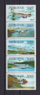 FEROE 1985 TIMBRE N°119/23 NEUF** AVIONS - Isole Faroer