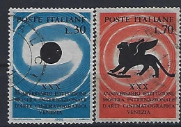 Italy 1962  Filmfestspiele Von Venedig  (o) Mi.1124-1125 - 1961-70: Used