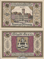 Greiz Notgeld: 471.2 90 Pf Notgeldschein Der Stadt Greiz Bankfrisch 1921 90 Pfennig Greiz - Oesterreich