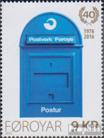 Dänemark - Färöer 855 (kompl.Ausg.) Postfrisch 2016 Briefkasten - Féroé (Iles)