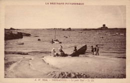 22 , Cpa  TREGASTEL , A.W. 7654 , Le Petit Port , Le Dé  (14864.V24) - Trégastel