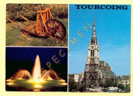 59. TOURCOING – La Brouette – Le Jet D'eau Illuminé - Eglise Saint-Christophe - Tourcoing