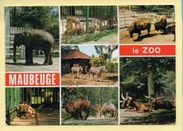 59. MAUBEUGE – Le Zoo – Multivues (Éléphant, Zèbre, Lion, Etc...) - Maubeuge