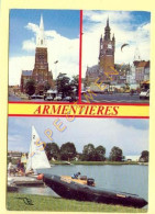 59. ARMENTIERES – Multivues / Bateau (animée) - Armentieres