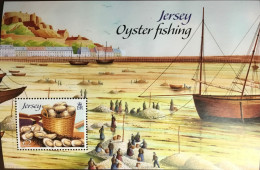 Jersey 2014 Oyster Fishing Minisheet MNH - Jersey