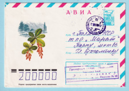 USSR 1978.0411. Barberry (Berberis). Prestamped Cover, Used - 1970-79