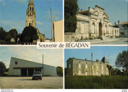 D33  BÉGADAN  Souvenir De Bégadan  .... Carte Multivues - Lesparre Medoc