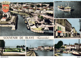 D33  BLAYE Souvenir De Blaye  .... Carte Multivues - Blaye