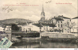 D82  MOISSAC  Le Pont Des Marronniers Et Le Clocher De St Jacques - Moissac