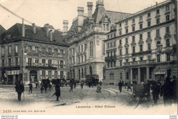 SUISSE VD  LAUSANNE  Hôtel Gibbon  ......... Carte Précurseur - Lausanne