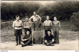 D23  LA COURTINE  CARTE PHOTO Menu Du 22 Juin 1939  ..........  LES VOLANTS - Régiments