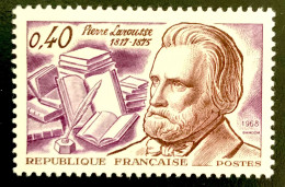 1968 FRANCE N 1560 PIERRE LAROUSSE - NEUF** - Unused Stamps