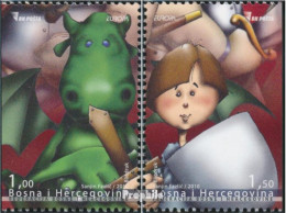 Bosnien-Herzegowina 567D-568D (kompl.Ausg.) Postfrisch 2010 Kinderbücher - Bosnia And Herzegovina