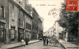 Givors Rue De Lyon Rhône 69700 N°28 Cpa Voyagée En TB.Etat - Givors