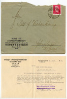 Germany 1929 Cover & Letter; Neuenkirchen (Kr. Melle) - Bezugs- Und Absatsgenossenschaft;15pf. President Hindenburg; - Covers & Documents